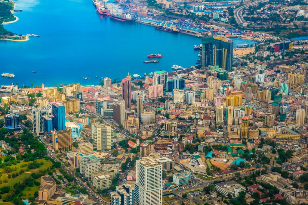 aerial view of city buildings during daytime